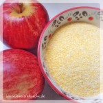 Polenta & Äpfel für den Kuchen