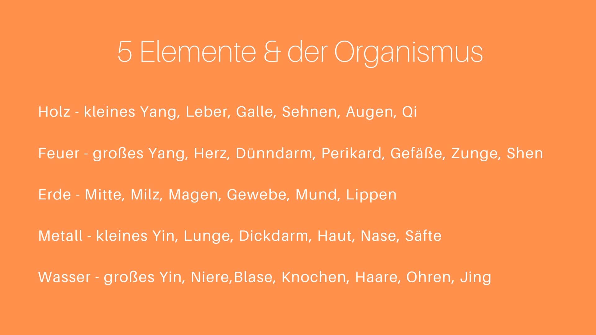 Oorgangs Elemente Elemente – Energieküche