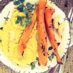 Veganer Ofenkürbis mit Cashew-Püree