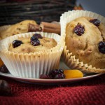 Süßkartoffel-Muffins mit Cranberries