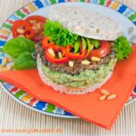 Veganer Black-Bean-Burger