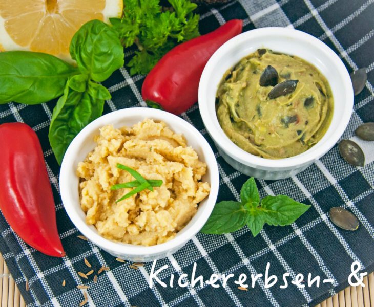 Kichererbsen- & Avocado-Dip mit den fünf Elementen