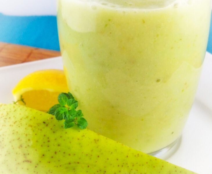 Erfrischender Ingwer-Birnen-Smoothie
