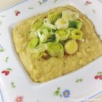 Rezept für Lauch auf Kartoffelbrei