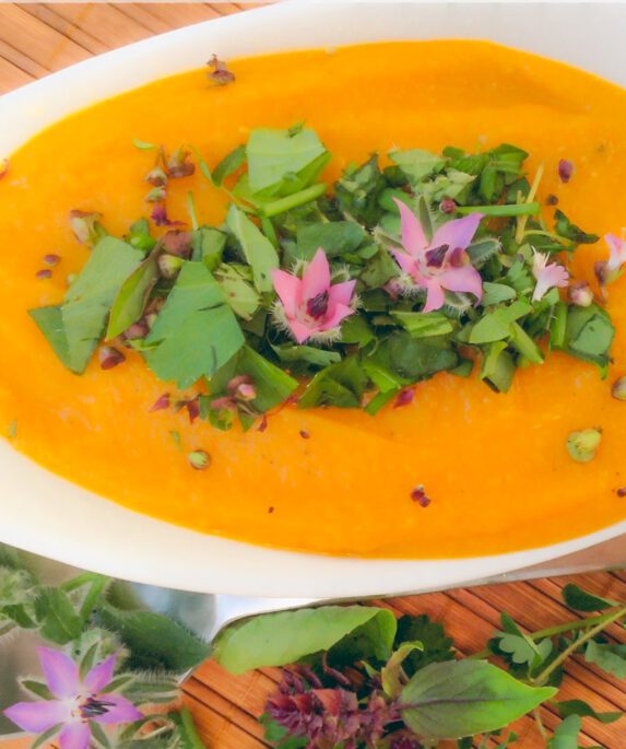 Rezept für Kräuter-Kürbis-Suppe
