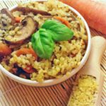 Veganes Pilz-Bulgur