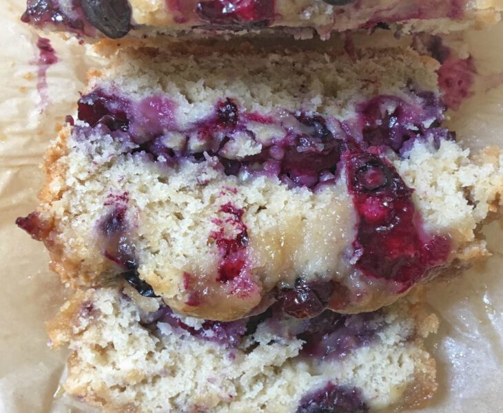 Rezept für veganen Blaubeerkuchen