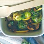Rezept für karamellisiertes Ofengemüse mit Rosenkohl