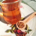 Tee-Mischung für Schoko-Rosen-Tee
