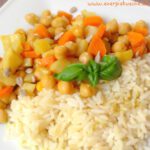 Vegane Kichererbsen-Reis-Pfanne