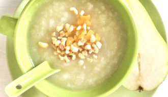 5-Elemente-Fürhstück mit Reis-Congee