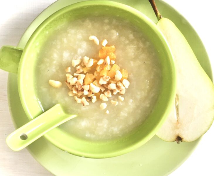 5-Elemente-Fürhstück mit Reis-Congee