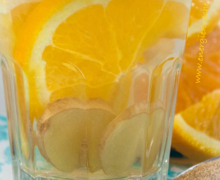 Belebender Ingwer-Orangen-Tee